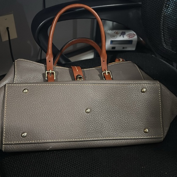 Dooney & Bourke Gray and Brown purse - Picture 3 of 7